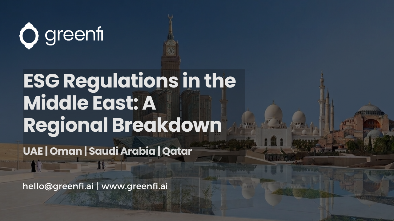 ESG Regulations in the Middle East: A Regional Breakdown